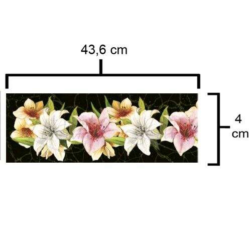 Barra Adesiva para Decoupage Litoarte IV BDA 4cm x 43,6 Modelos I