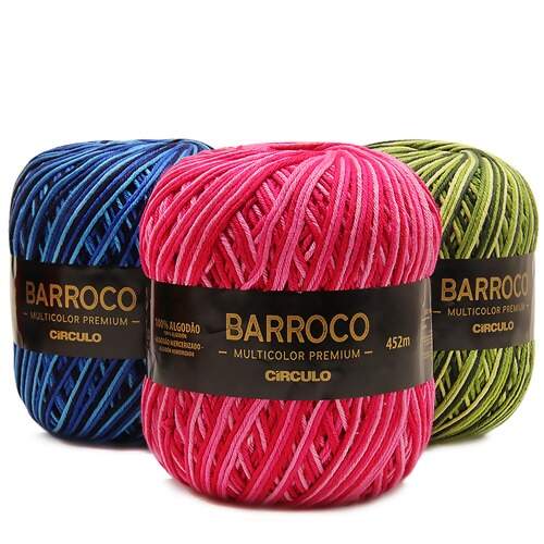 Barbante Barroco Multicolor Premium 400g