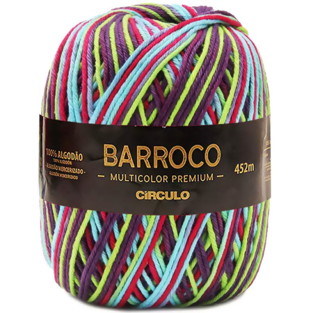 Barbante Barroco Multicolor Premium 400g 