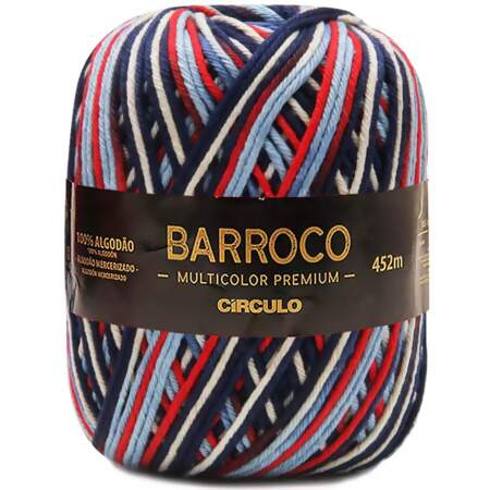 Barbante Barroco Multicolor Premium 400g 