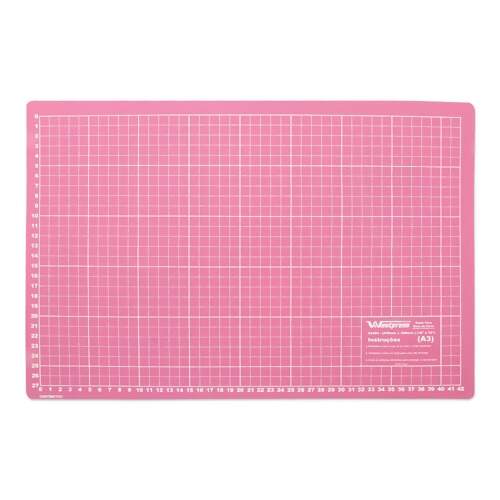 Base de Corte Dupla Face Westpress 45x30 cm 3mm Ref.22495 Cor Rosa