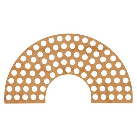 Base de MDF para Crochê Arco-Íris Decorart 18cmx9,8cm