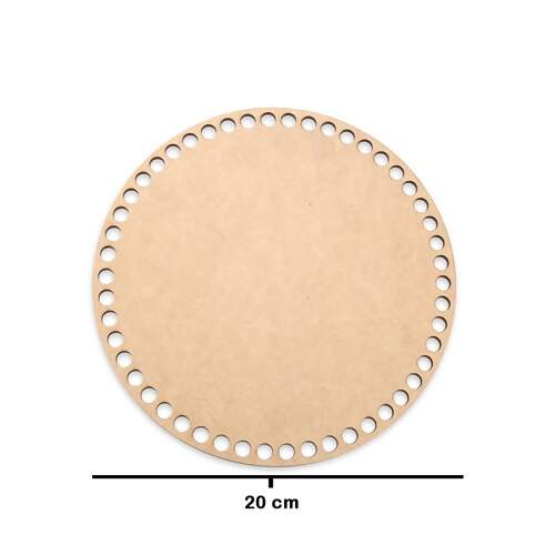 Base de MDF Para Crochê Redonda Decorart