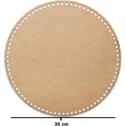 Base de MDF Para Crochê Redonda Decorart