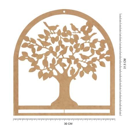 Base de MDF Painel para Macramê Árvore Mod.12 Decorart