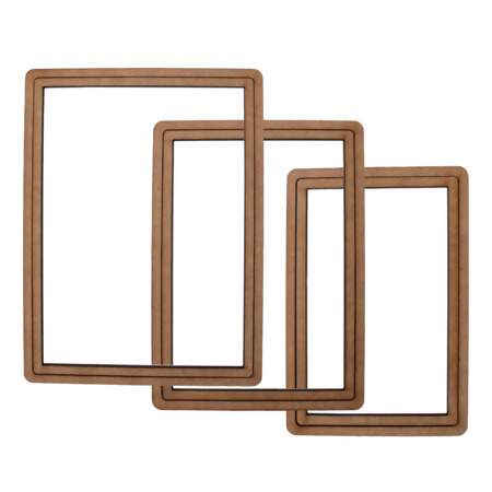 Bastidor MDF 6mm Retangular Decorart