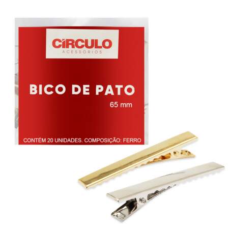 Bico de Pato Círculo 6,5mm com 20 Und