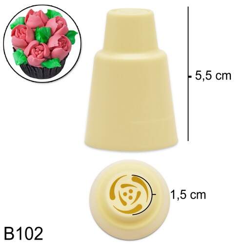 Bico Russo para Confeitar Blue Star Net 1,5cm - 1 unidade FL