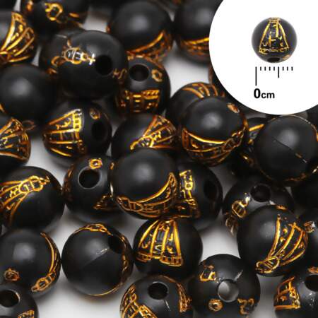 Bola com Furo Passante Nossa Senhora Aparecida 08mm 48g