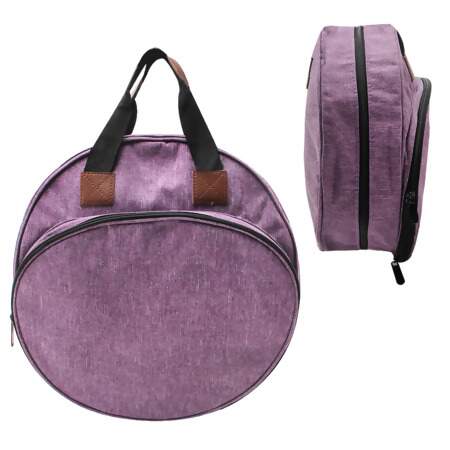 Bolsa de Armazenamento de Bordado, Costura e Acessórios Redonda FL