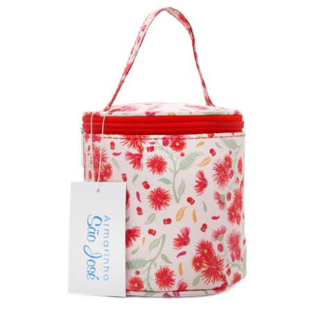 Bolsa de Punho Cilíndrica Estampada para Fios Pequena