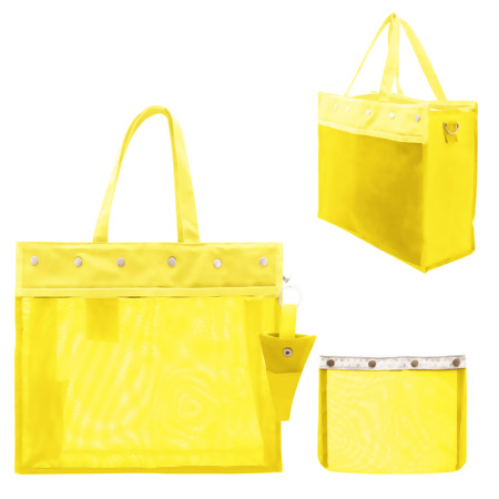 Bolsa de Nylon para Fios com Mini Bolsa, Porta Mini-Tesoura