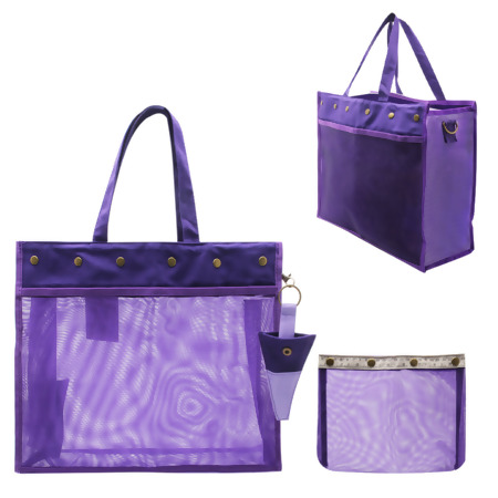 Bolsa de Nylon para Fios com Mini Bolsa, Porta Mini-Tesoura