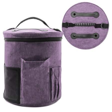 Bolsa Organizadora Redonda para Lãs e Fios Grande