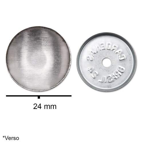 Botões Bombê Rebitão Cardenas 24mm  - c/144 unidades