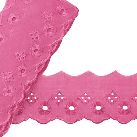 Bordado Inglês Arte Punto BP-065 5,0cm Cores 13,7mts