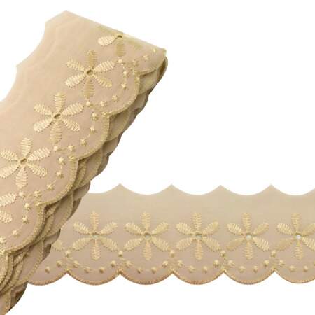 Bordado Inglês Arte Punto BP-053 4,5cm Cores 13,7mts