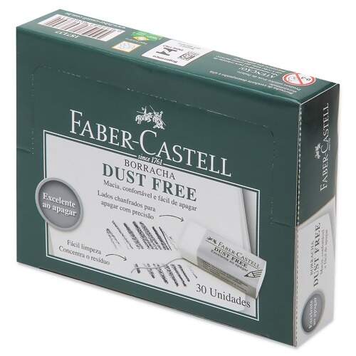 Borracha Dust Free Faber-Castell 187137 com 30 Und