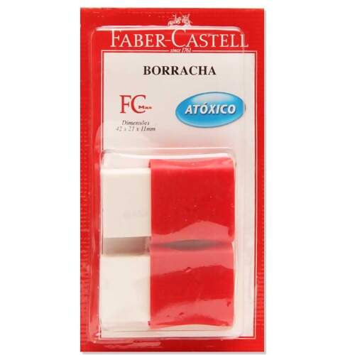 Borracha FC Max Faber-Castell SM/107024 com 02 Und