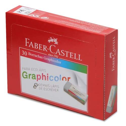 Borracha Graphicolor Faber-Castell com 30 Und