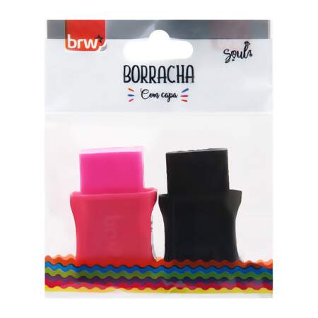 Borracha Pequena com Capa BRW BO0214 02 Und