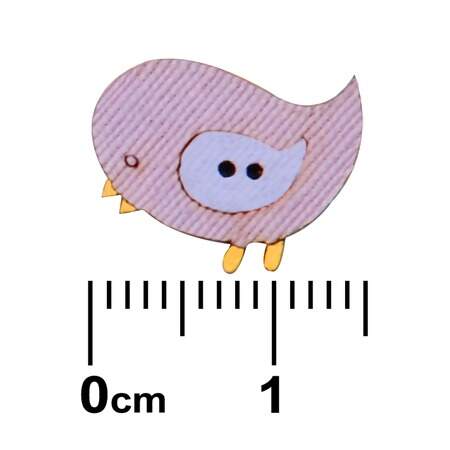 Botão Patchwork Cantinho da Arte - Animais/Aves FL