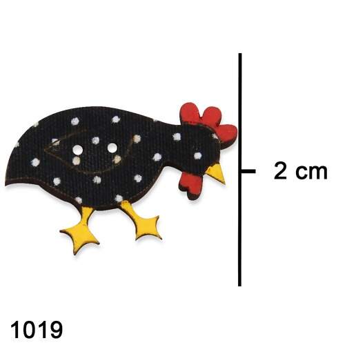 Botão Patchwork Cantinho da Arte - Animais/Aves FL