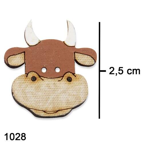 Botão Patchwork Cantinho da Arte - Animais/Aves FL