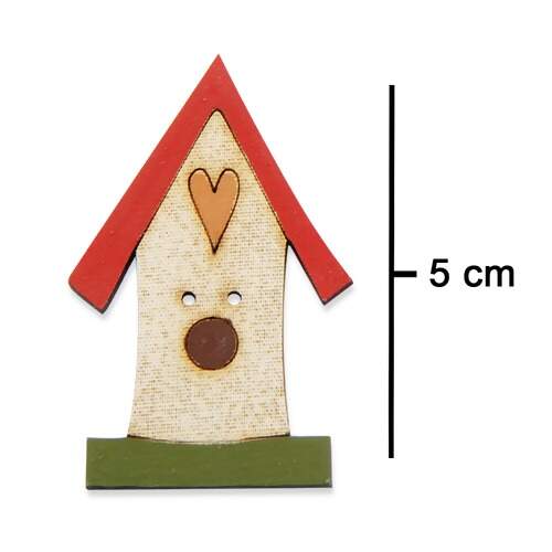 Botão Patchwork Cantinho da Arte - Animais/Aves FL