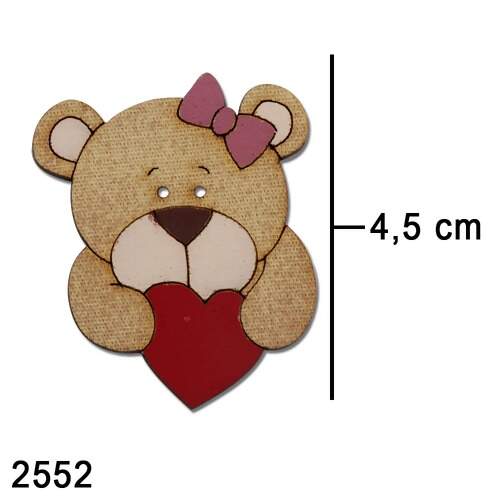 Botão Patchwork Cantinho da Arte - Animais/Aves FL