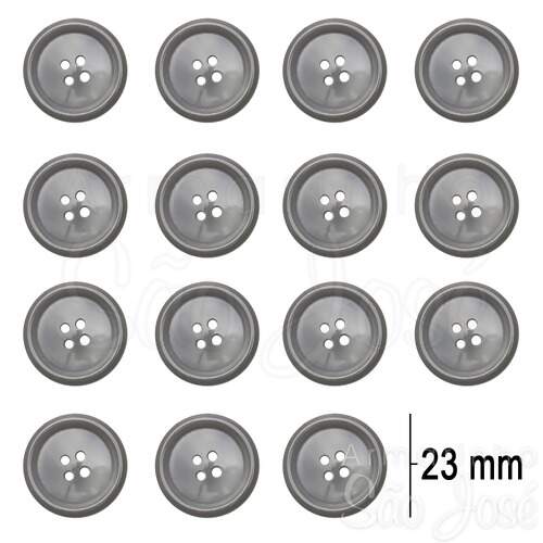Botão 4 Furos C5184/36 23mm Pct C/36und