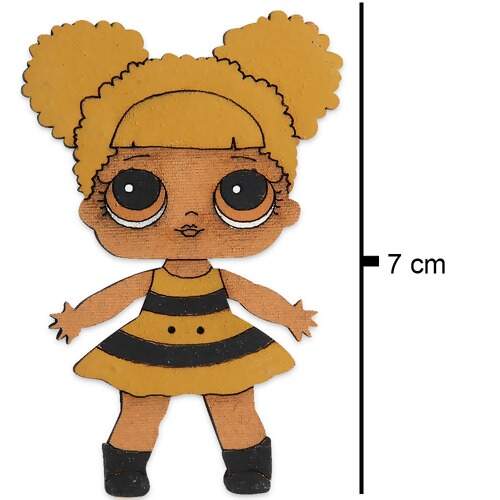 Botão Patchwork Cantinho da Arte - Caras/Bonecas FL