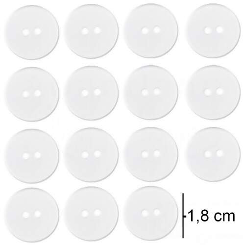 Botão Para Jaleco 2 Furos D11010/28 Pct c/144 und