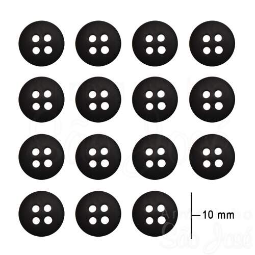 Botão Camisa 4 Furos D11815/16 Pct C/144und