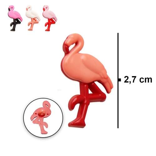 Botão Infantil KR 6131 Flamingo c/25 unidades