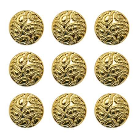 Botão KR com Pé 9982-32 Dourado 25 Und
