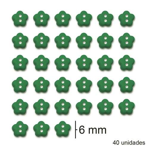 Botão Patchwork We Care About Mini Flor