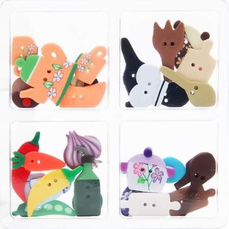 Kit Botão Patchwork Veceli Blister FL