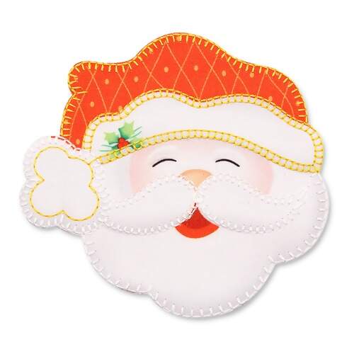 Aplicação Termocolante Stambord Papai Noel Patch Natal JBT-1426 com 03 Und