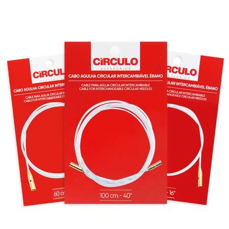 Cabo para Agulha Circular Intercambiável Circulo Ébano