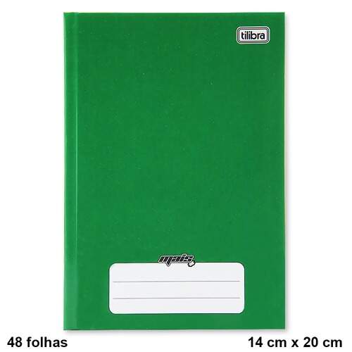 Caderno Brochura 1/4 Capa Dura Mais + Tilibra 48 Folhas