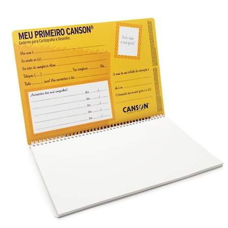 Caderno de Desenho Meu Primeiro Canson A4 40 Folhas FL