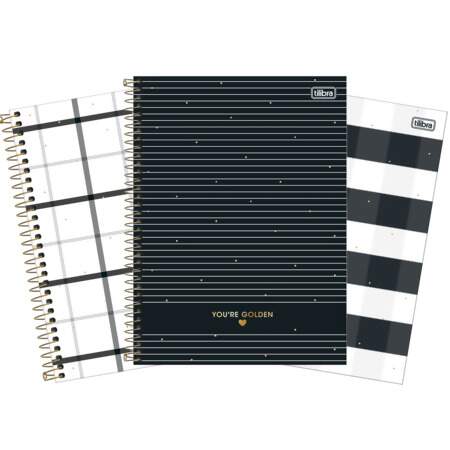 Caderno Espiral Capa Dura Universitário Tilibra West Village 1 Matéria 80 Folhas