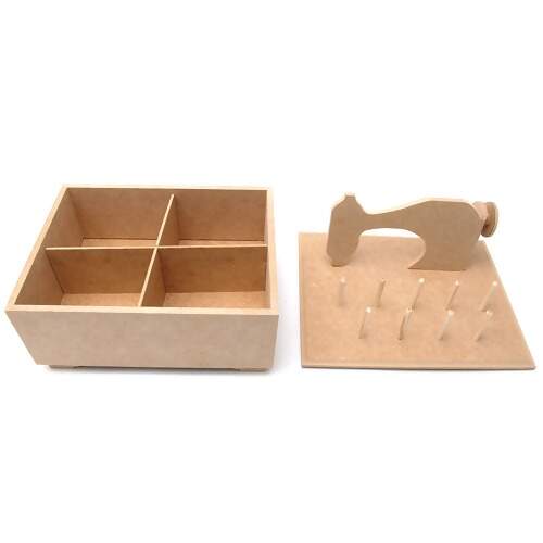 Caixa de MDF Máquina de Costura Ref.047 24x19x20cm