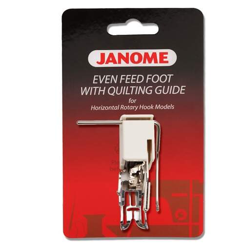 Calcador Janome Fechado para Quilting Reto Walking Foot com Guia 200311003