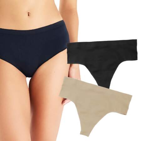 Calcinha Fio Largo Seamless Free Strong