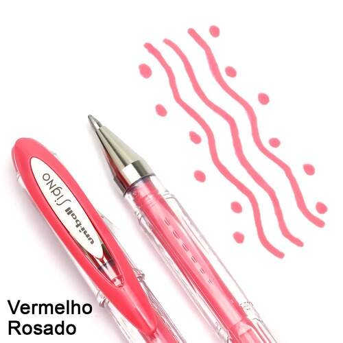 Caneta Gel Angelic Colour Signo Pastel Uni-ball 