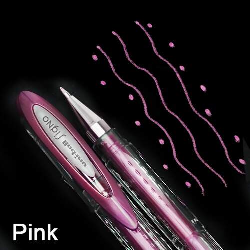 Caneta Gel Metálica Noble Signo Uni-ball 
