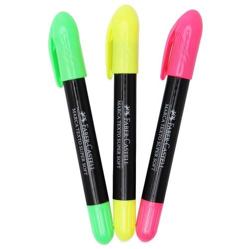 Caneta Marca Texto Gel Faber-Castell Super Soft