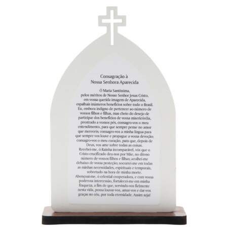 Capela sem Porta Nossa Senhora Aparecida 15cm